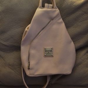 NWT Valentina Made In Italy Leather Sling Backpack